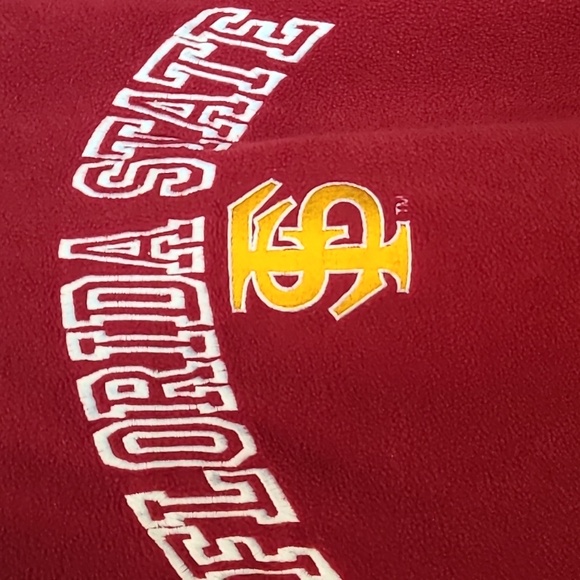 Vintage FSU Florida State Fleece Pullover Mens Size Large - Picture 4 of 8